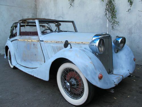 1939 jaguar ss 1.5l drophead coupe