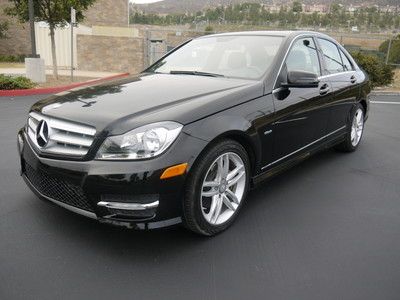 2012 mercedes benz c250 c class sdn sport pkg 12 salvage w hist p bmw c300 c350