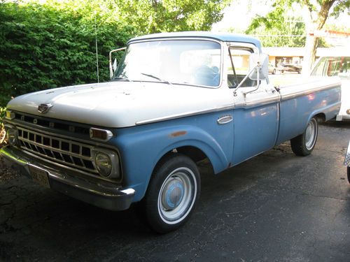 1965 ford f100 camper special custom cab barn find