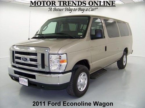 2011 ford econoline e350 e-350 xlt 15 pass am fm cd rear ac 41k houston texas