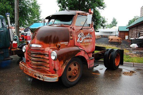 1953 coe patina monster cabover hot rod rat rod hotrod ratrod semi tractor