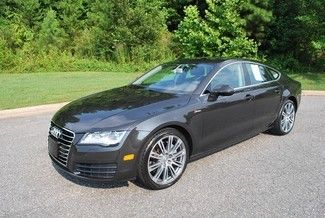 2012 audi a7 oolong  gray 3.0 premium s/c gps 27k miles warranty mint like new