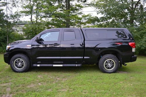 2012 toyota tundra dbl cab v8 4x4 rock warrior cap trd exhaust 3,800 miles