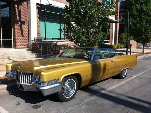 1970 cadillac deville base convertible 2-door 7.7l