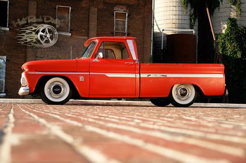 1964 c10 chevy rat rod street hot rod air ride bagged pickup shop patina truck