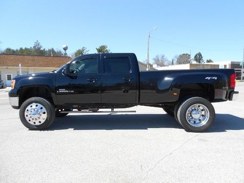 2008 gmc 3500 lifted duramax dually loaded slt * low miles