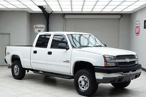 2004 chevy 2500hd diesel 4x4 ls crew cab texas truck