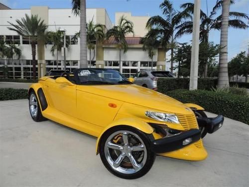 2002 chrysler prowler low miles showroom condition