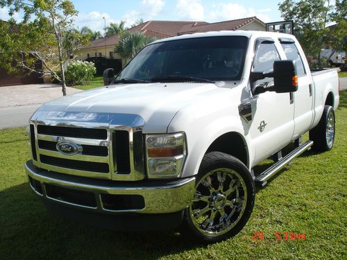 Ford f-250 xlt crew cab 4x2 diesel clean title