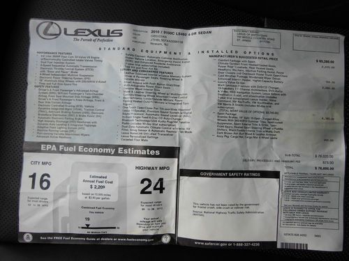 2010 Lexus LS460 LS 460 Sport, US $48,500.00, image 23