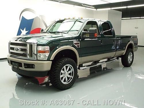 2010 ford f-350 lariat crew 4x4 diesel fx4 long bed 57k texas direct auto