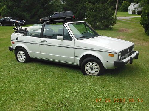 1985 volkswagen cabriolet  convertible