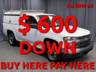 2006(06) chevrolet colorado work truck w/ tool box! beautiful white! save big!!!