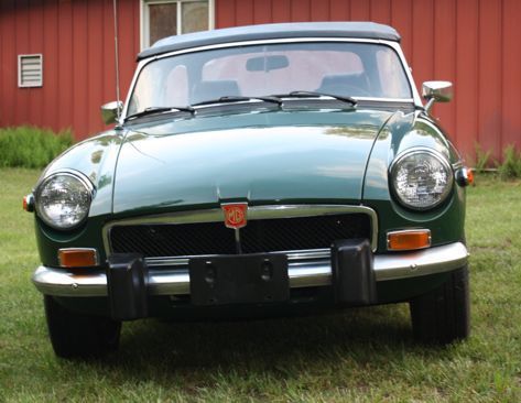 Rust free chrome bumper mgb convertible classic british sports car
