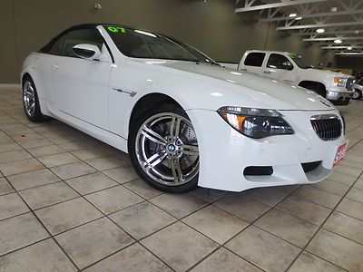 Low miles chrome wheels convertible m6 silverstone ii merino leather we finance