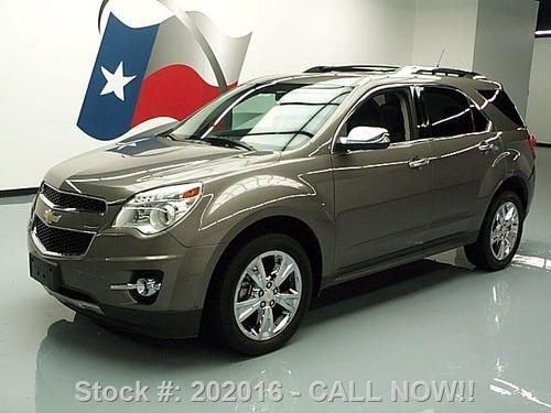 2011 chevy equinox ltz sunroof nav htd seats dvd 58k mi texas direct auto