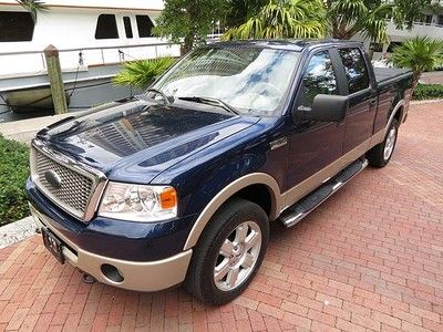 Excellent 2007 f150 lariat 4x4 - super nice super crew - florida truck