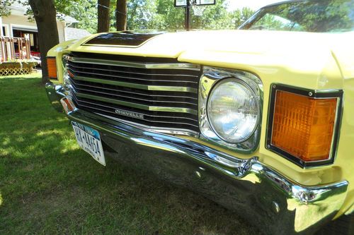 1972 chevrolet chevelle #'s match no reserve  mint condition all original