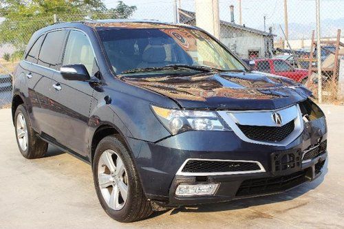 2010 acura mdx tech package damaged rebuilder loaded awd luxurious wont last!!