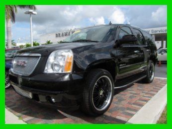 11 black denali 6.2l v8 7-passenger suv *navigation *rear view camera *florida