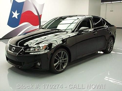 2012 lexus is250 sunroof nav rear cam vent seats 14k mi texas direct auto