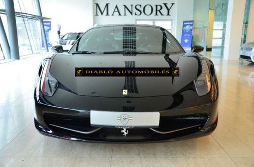 Ferrari 458 italia  ~ black, scud ~ worldwide ~ low mil. ~ optionals ~ 1st owner