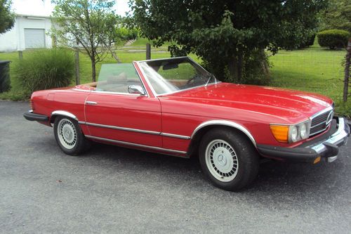 1975 mercedes-benz 450sl base convertible 2-door 4.5l