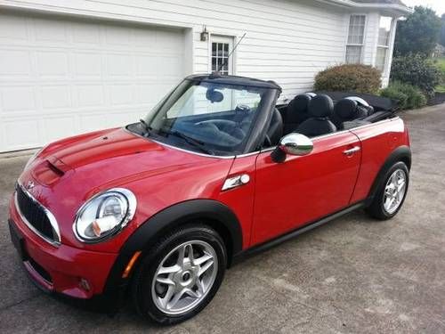 2009 mini cooper "s" convertible 33k miles