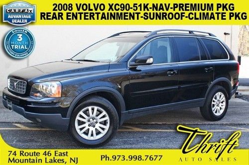 08 xc90-51k-nav-premium pkg-rear entertainment-sunroof-climate pkg