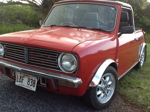 Find used 1972 Austin mini clubman convertible classic mini 998cc motor ...