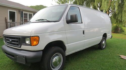 2003 ford e 250 5.4 v8 extended cargo delivery van work business econoline steel