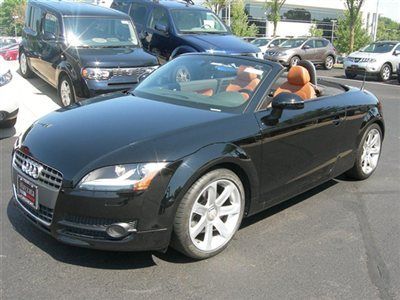 2008 audi tt roadster, automatic, black/saddle, premium pkg, bose, 22402 miles