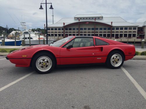 1984 ferrari 308 gts quattrovalvole euro-spec qv coupe 2-door 3.0l low reserve