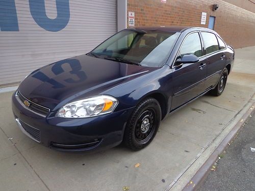 2007 chevy impala  low milage unmarked blue police 9c1