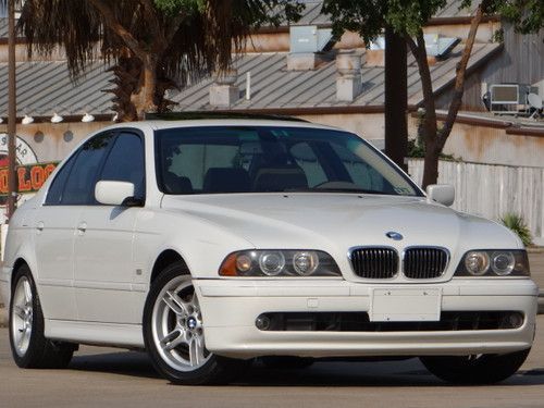 2002 bmw 540i sedan sport pkg~leather~sunroof~17" spoke wheels