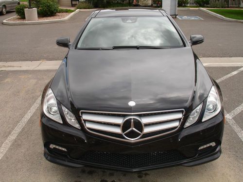 Excellent condition mercedes benz e 550 coupe