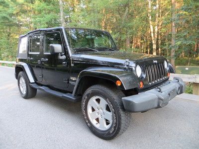 4X4 BLACK SAHARA 4 DOOR AUTO NAVIGATION POWER WINDOWS LOCKS DEALER TRADE HITCH, US $14,788.00, image 2
