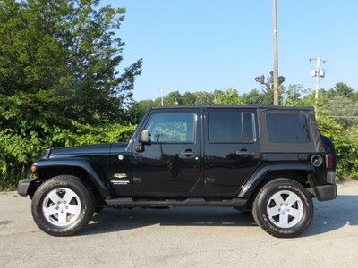 4X4 BLACK SAHARA 4 DOOR AUTO NAVIGATION POWER WINDOWS LOCKS DEALER TRADE HITCH, US $14,788.00, image 63