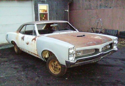 1967 pontiac gto project car 2 dr hardtop restorable