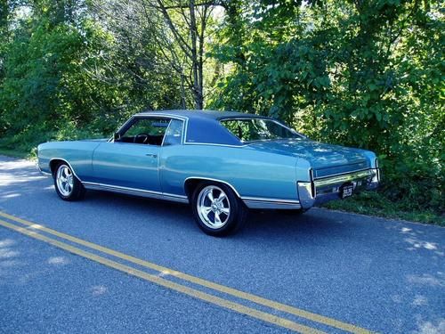 1970 chevrolet monte carlo.. 400 ci v8.. auto.. 39k miles.. 2 build sheets.