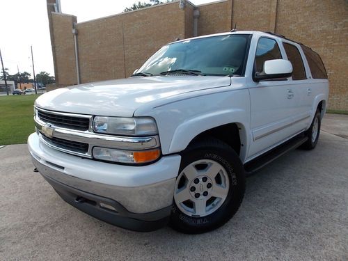 2005 chevrolet suburban lt 4x4 autoride third row rear dvd snrf free shipping!!