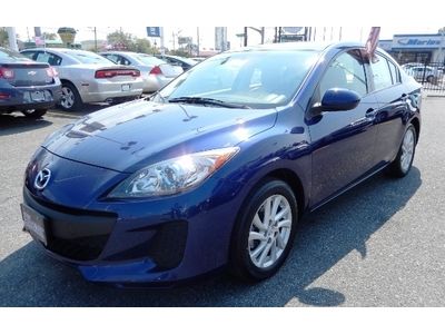 Blue tan one owner finance wheels power auto skyactiv gas mp3 ipod cruise abs