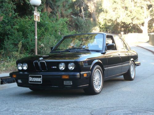 1988 bmw m5  low miles  collector classic car e28   california car