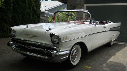 1957 chevrolet bel air convertible with videos