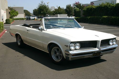 1964 pontiac lemans convertible 4-spd.  "mechanically new"