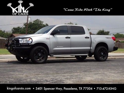 2007 toyota tundra sr5 crewmax 1 owner clean carfax upgraded rockstar wheels