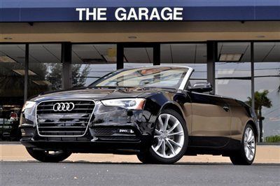 2013 audi a5 cabriolet a5 premium plus-convenience &amp; sport pkg's,black/black!!