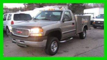 2002 gmc 2500 hd utility body clean truck
