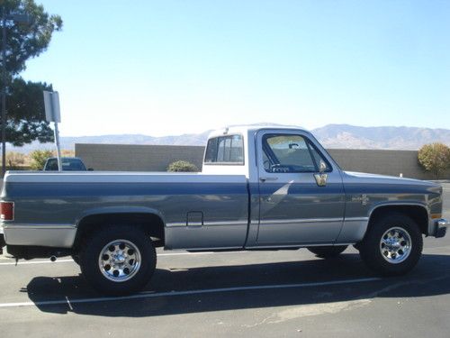 1985 chevrolet silverado  3/4  ton, 454, two wheel drive.