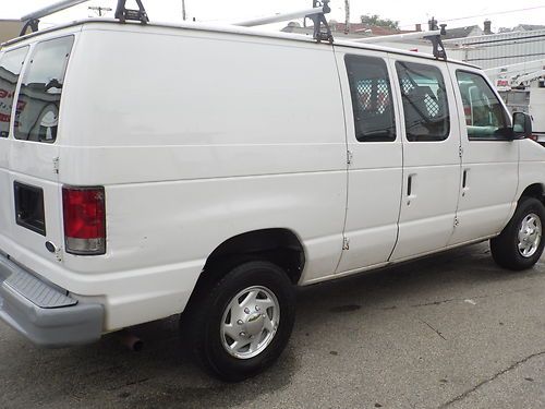 2005 FORD E250 E 250 WORK VAN 8900 gvw CARGO CARPET INSTALLER FLEET OWNED, image 4
